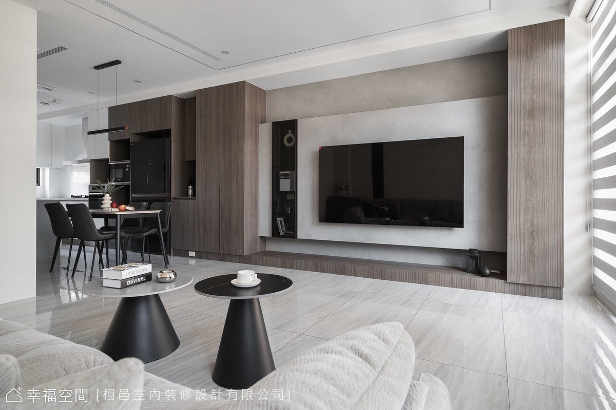 靜謐灰階│現代風│50坪